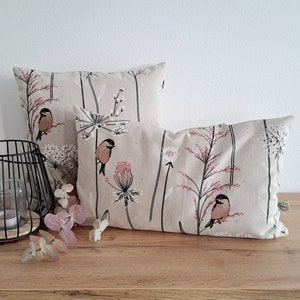 Cushion cover many sizes cushion cover decorative cushion sofa cushion decorative cushion home decoration spring decoration balcony decoration cotton canvas birds flowers branches image 2