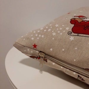 Cushion cover many sizes cushion cover decorative cushion decorative cushion cotton canvas linen look Christmas decoration Advent decoration Christmas gift image 3