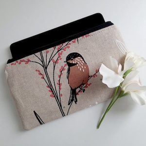 Bolso para móvil, bolso para smartphone con monedero, cartera, cartera de mujer, bolso para gafas, regalo para mujer, pajarito ENVÍO INMEDIATO.