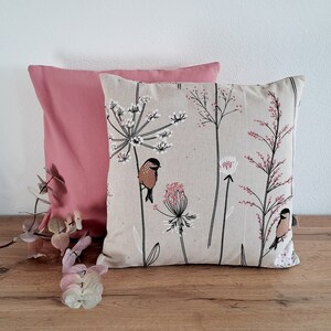 Cushion cover many sizes cushion cover decorative cushion sofa cushion decorative cushion home decoration spring decoration balcony decoration cotton canvas birds flowers branches image 6