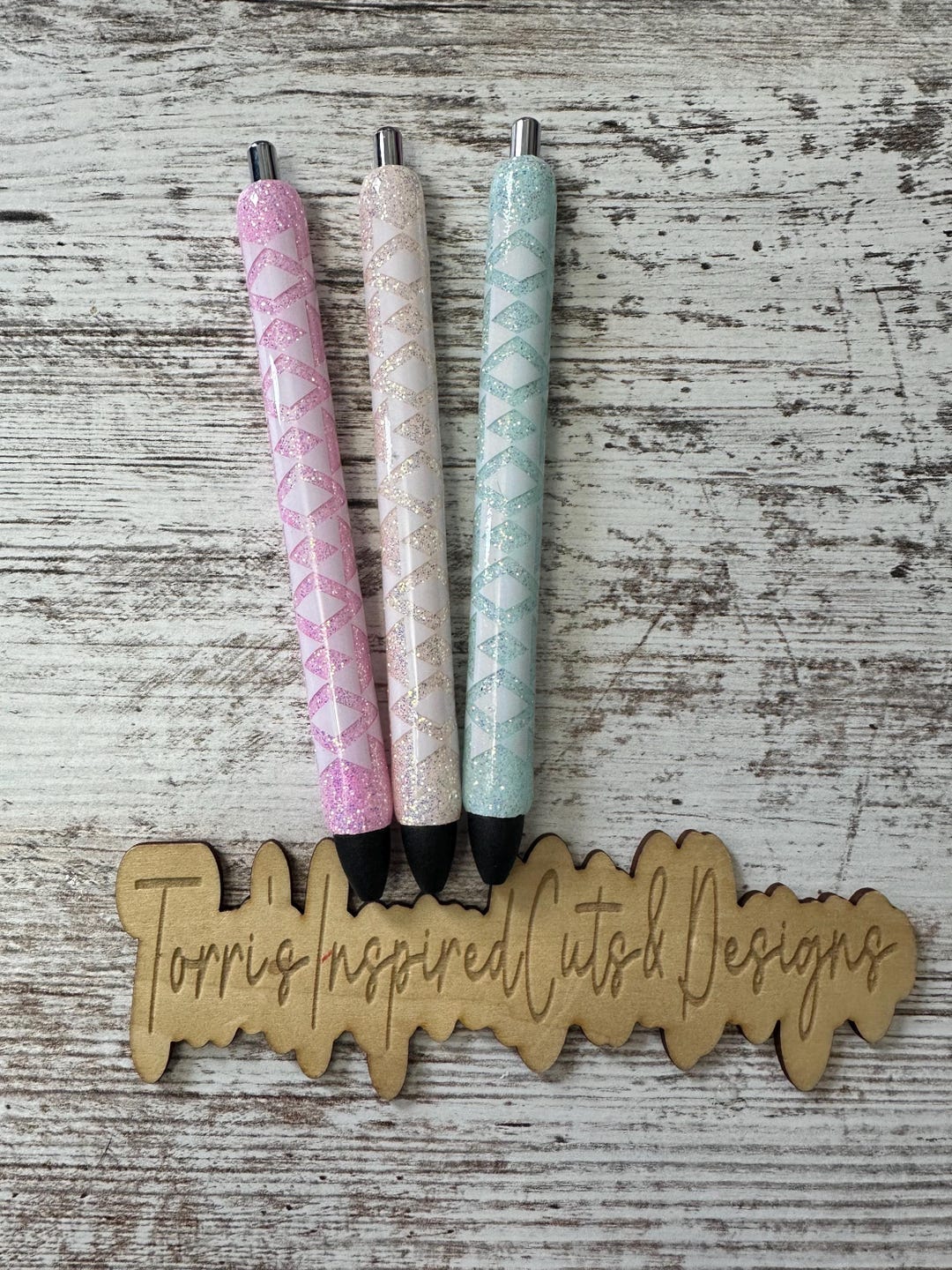 3 Piece Pastel Aztec Pen Set - Etsy