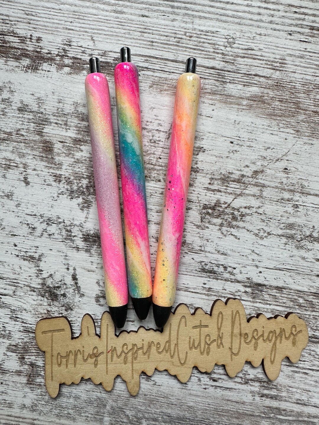 3 Piece Spring Pen Set - Etsy