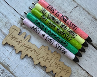 5 Piece Sarcastic Pen Set