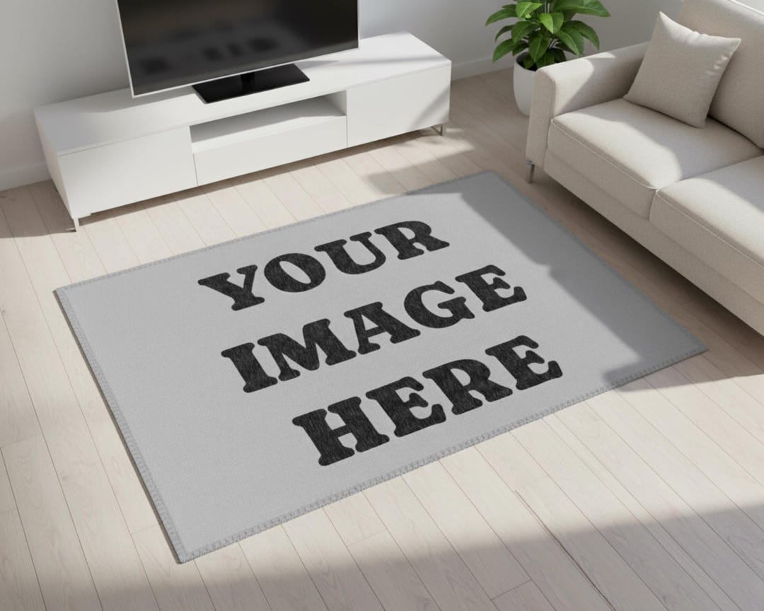 Upload Rug And Find A Rug Custom Photo Rug – Upload Your Image, Machine‑washable Option, Non‑slip ...