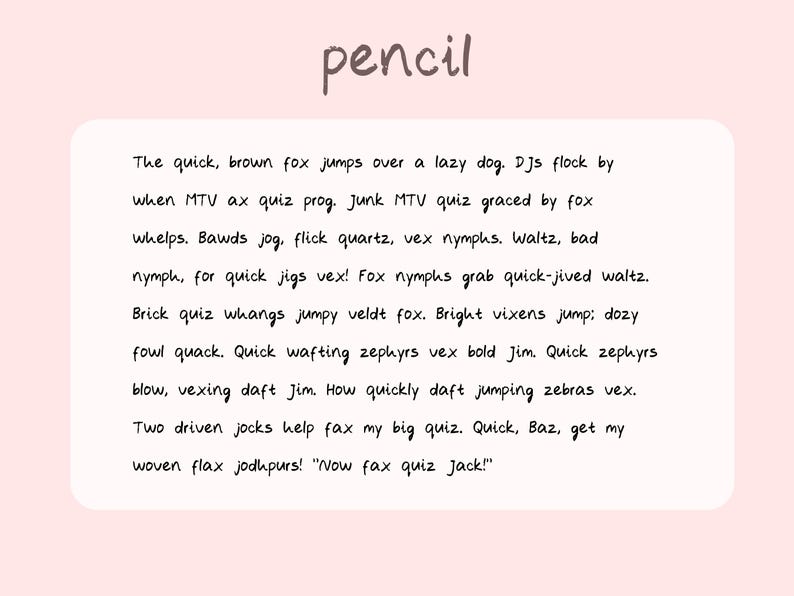 Handwriting Font Set for Digital Planning / Note-Taking | Value Bundle | Goodnotes / Notability Font | Studying | StudioCherii image 9