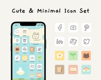 Cupid Kitty Ios App Icons Set & Tapeten and Widgets Pack 