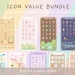 Cute Icon Value Bundle with +500 Icons | iOS14 & Android App Icons, Widgets and Wallpapers Bundle | Kawaii Themes | iPhone | StudioCherii 