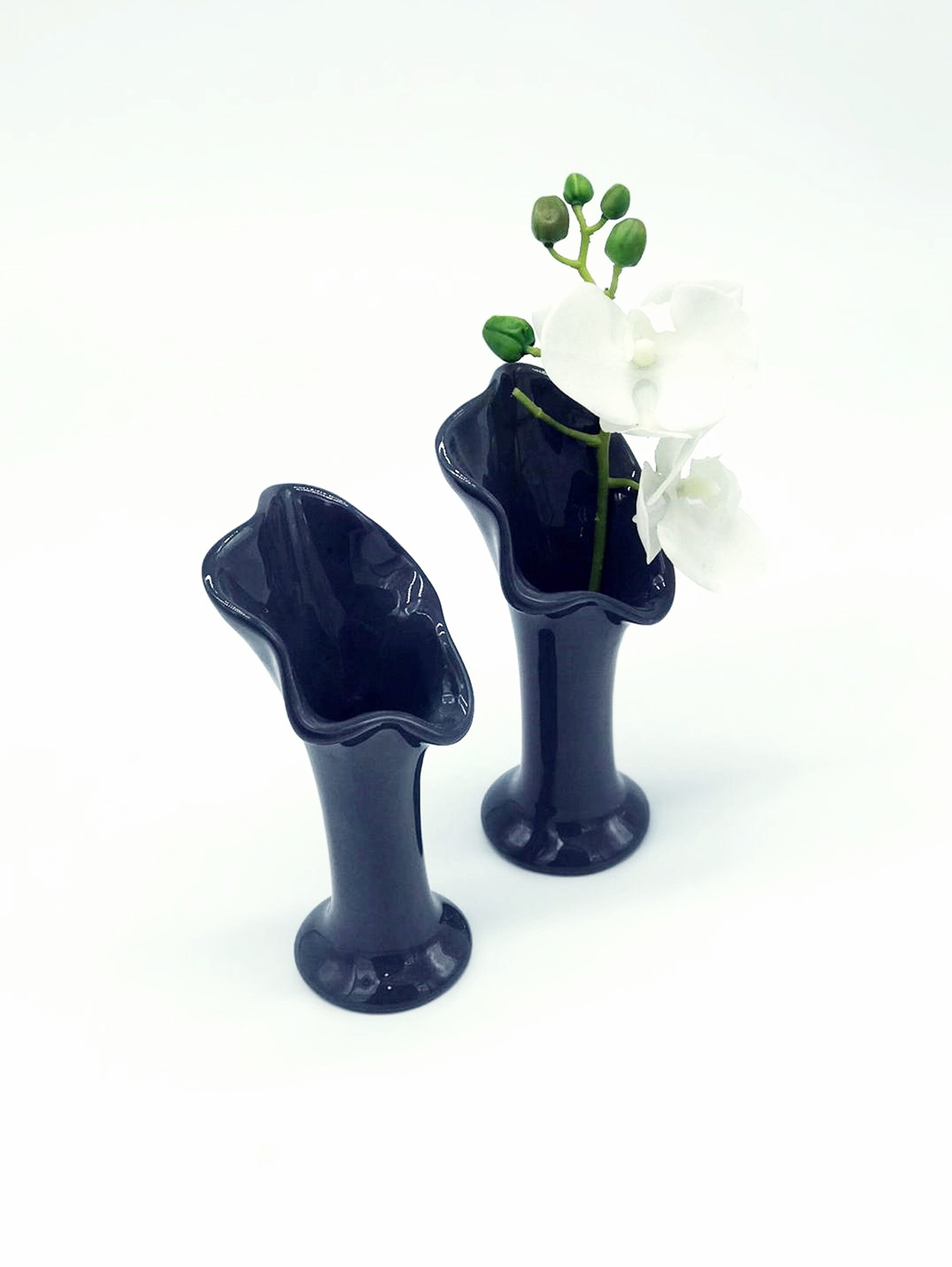 2pc vasi decorativi vasi moderni in ceramica per piante decorazione della  stanza nera tavolo vaso di fiori vaso di piante decorazione della tavola e  accessori - AliExpress