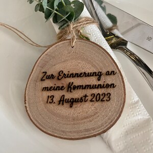 Deko zur Taufe, Kommunion und Konfirmation als Set oder einzeln u.a. Erinnerungsbox, Tischaufsteller, Gastgeschenke ohne Eukalyptus Bild 6