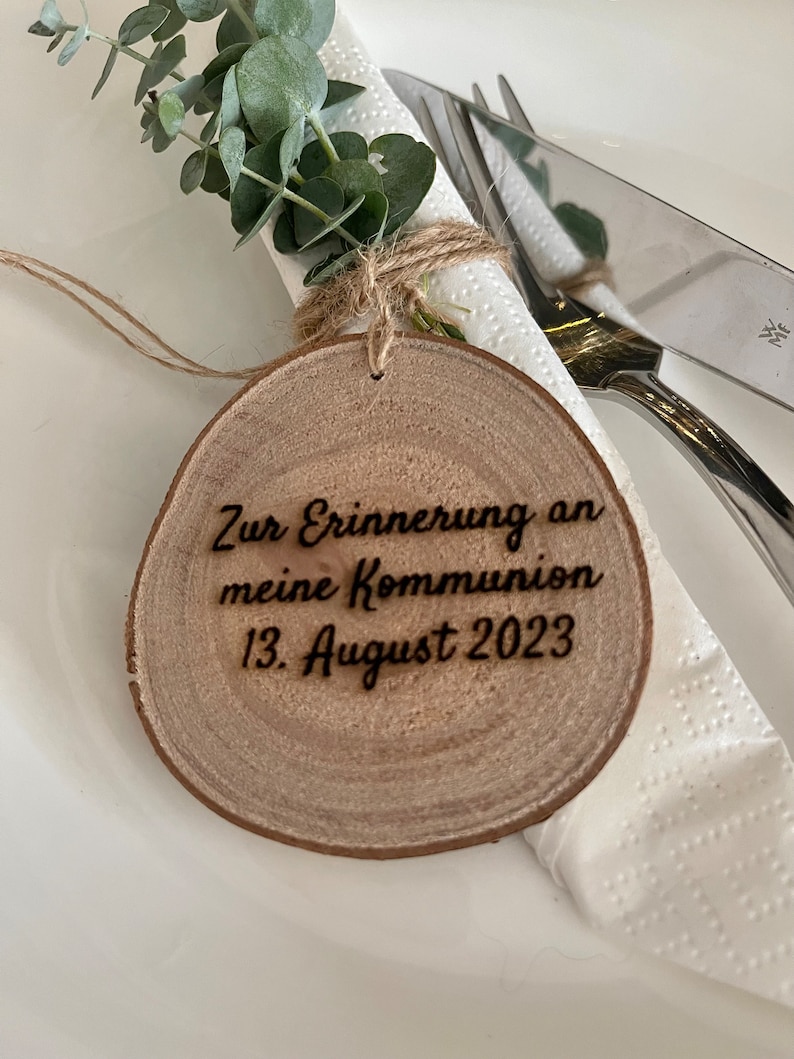 Deko zur Taufe, Kommunion und Konfirmation als Set oder einzeln u.a. Erinnerungsbox, Tischaufsteller, Gastgeschenke ohne Eukalyptus Bild 6