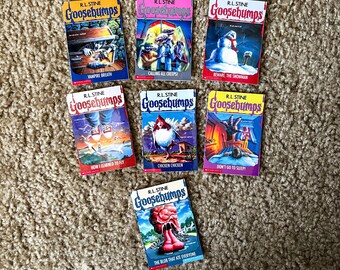 Goosebumps Stickers, 90s Kids Horror, Halloween Sticker, Book Sticker