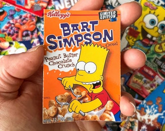 The Simpsons Sticker, Bart Simpson, Nostalgia Sticker, Retro Sticker, 2000s Cereal Sticker