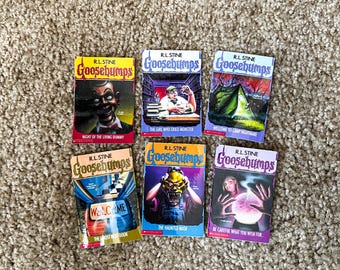 Goosebumps Stickers, 90s Kids Horror, Halloween Sticker, Book Sticker