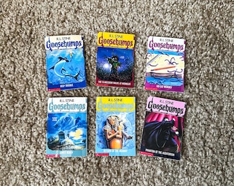 Goosebumps Stickers, 90s Kids Horror, Halloween Sticker, Book Sticker