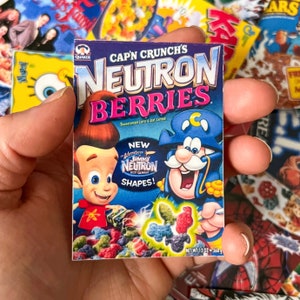 Jimmy Neutron Sticker, Capn Crunch Sticker, 2000s Cereal Sticker, Nostalgia Sticker, Retro Sticker