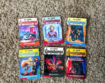Goosebumps Stickers, 90s Kids Horror, Halloween Sticker, Book Sticker