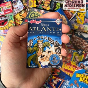Atlantis The Lost Empire, 2000s Cereal Sticker, Nostalgia Sticker, Retro Sticker, Disney Sticker