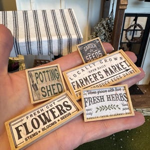 Framed Signs - Garden