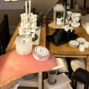 Bougie - Pot aux finitions rustiques