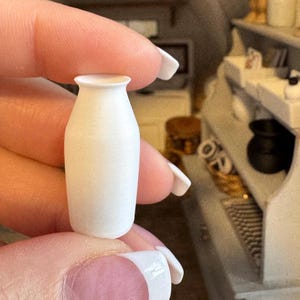 Vase - White Milk Jug