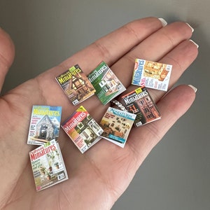 Revistas - 8 Casas de muñecas en miniatura