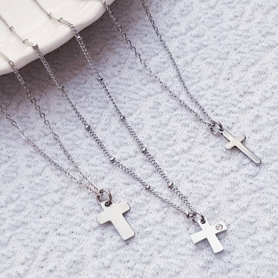 BRACCIALE DONNA RONDELLE CON CHARM CROCE IN ACCIAIO INOX | SAGA GIOIELLI - Foto 9