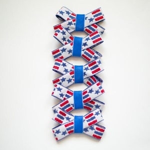 Fourth of July Hair Bow | Patriotic Bows | Fourth of July Hair Bow | USA Bow | American Girl Hair Bows | American Flag Bow | Girls Hair Bow