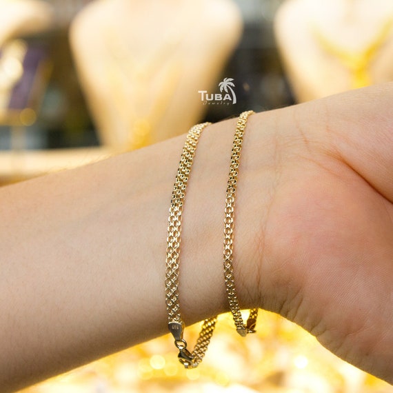 Achetez Bracelet pour femme Agneaux en Or rose 585 Diamant 0.44 Carats