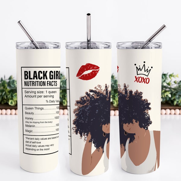 Black Girl Birthday Tumbler – Etsy