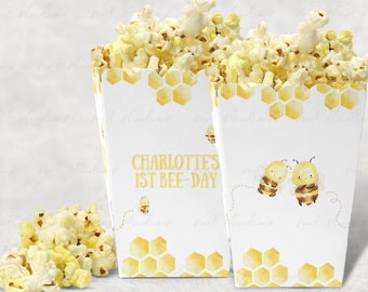personalized popcorn bolsas for wedding