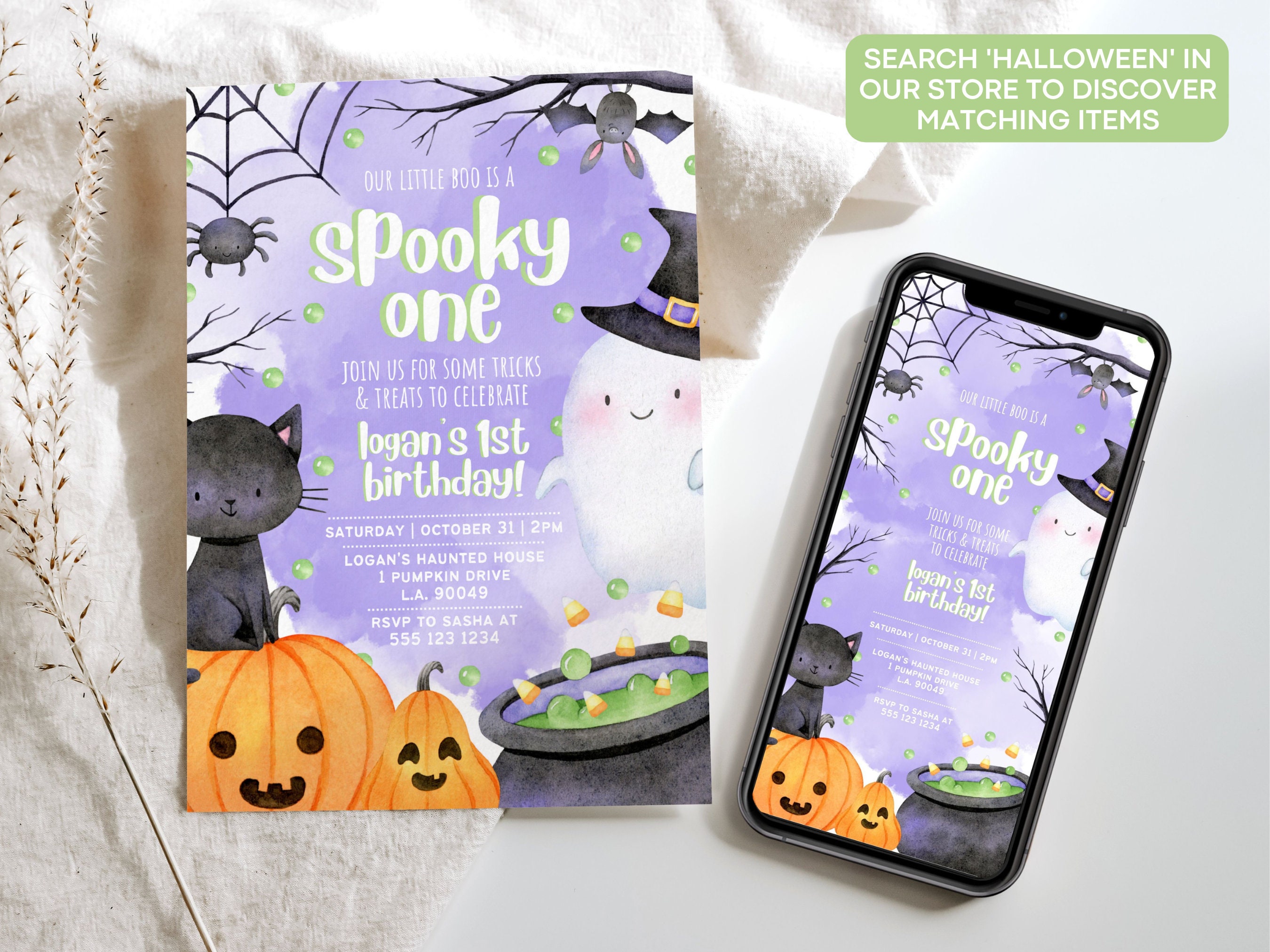 Editable Halloween Time Capsule Sign Spooky One Time Capsule - Etsy
