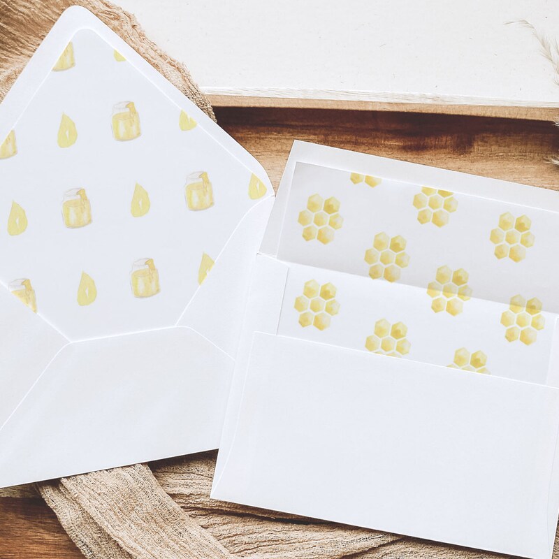 Custom envelope liners etsy