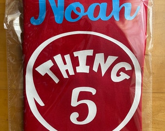 Thing 1 Thing 2 shirts
