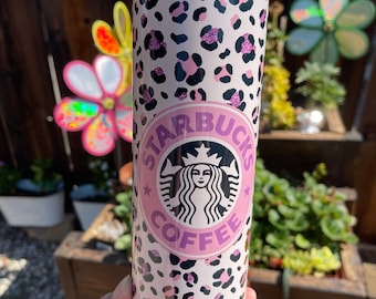 Pink Leopard Tumbler