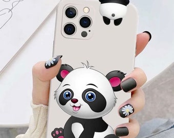iPhone 12 pro max cute panda case | 3D panda case |
