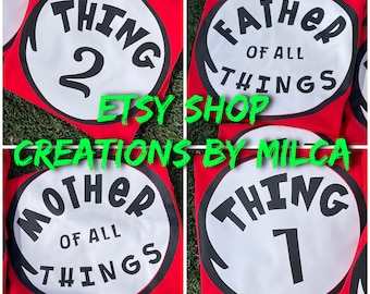 Thing 1 Thing 2 shirts