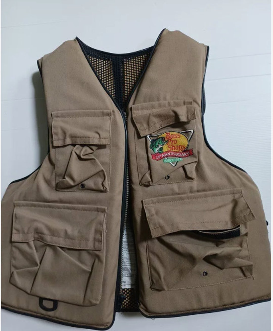 RARE Vintage Bass Pro Shops 25th Anniversary Life Jacket