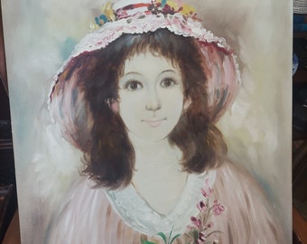 Pintura al óleo original firmada por C. Haumet