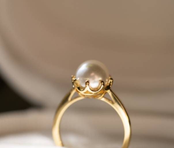 Pearl ladies ring deals