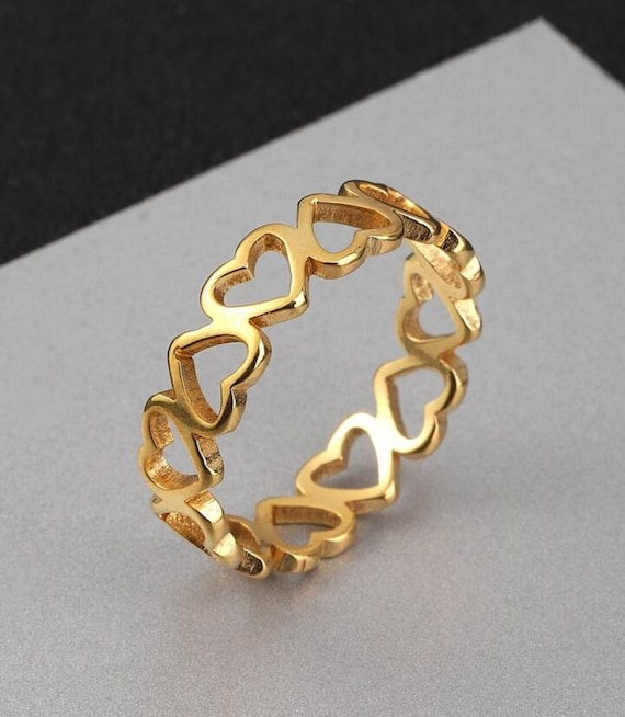 10k Yellow Gold Open Heart Rope Claddagh Ring With Diamond - Promise, Friendship, Or Wedding Ring