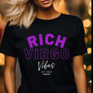 Virgo Vibes Astrology T-Shirt, Zodiac Sign Inspired Gift, Horoscope Tee, Zodiac Gifts, Summer Top, Happy Birthday, Gift for her, Virgo Woman