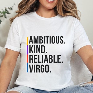 Virgo Zodiac T-Shirt, Astrology Star Sign Tee