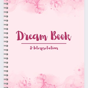 Selbstentdeckung, Buch der Träume, Traum-Wörterbuch, Definitionen, Schlafjournal, Self-Care Ratgeber, kraftvolles Wellness-Buch, Instant Download, PDF