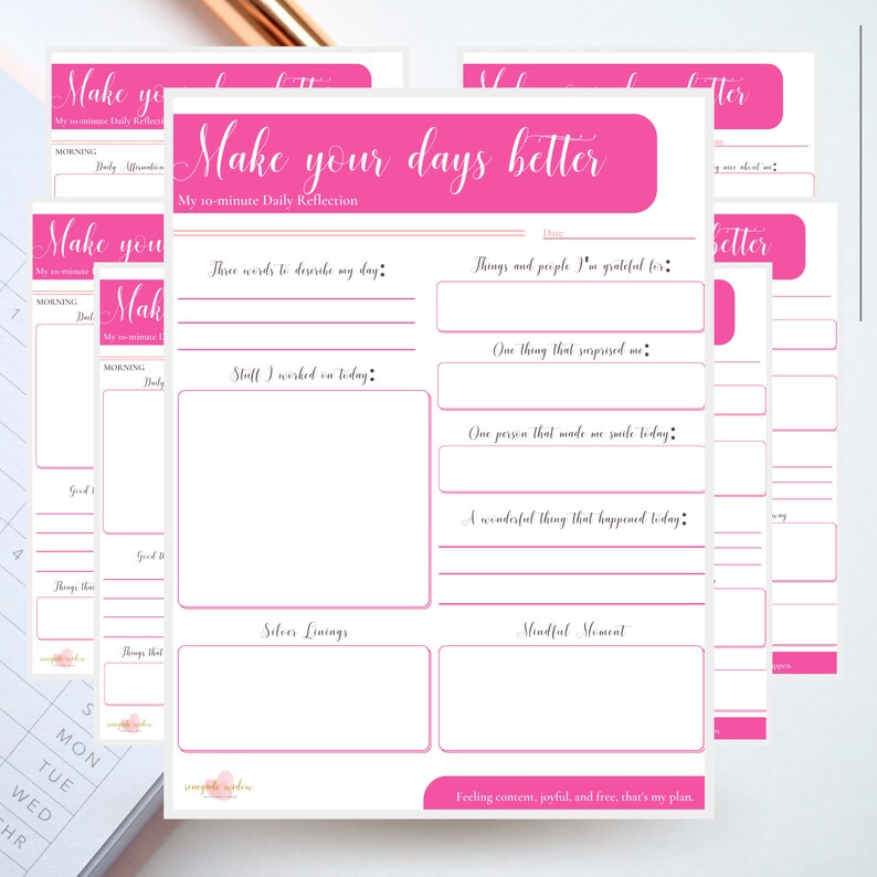 Daily Journal | Digital Journal | Printable Journal | Fillable Journal ...