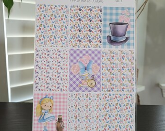 Alice Weekly Planner Sticker Kit