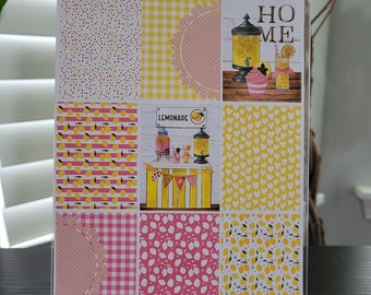 Pink Lemonade Weekly Planner Sticker Kit