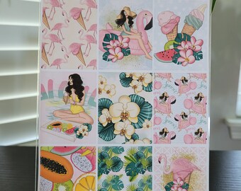 Vacation Days Weekly Planner Sticker Kit