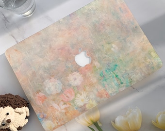 Bonita funda de Macbook floral colorida, funda protectora dura para portátil para Macbook Air 11/13 Pro13/14/15/16 2020 2021 M2 2022 2023 / funda para Macbook