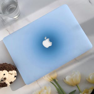 Blue Gradient Pattern New Macbook Case,Hard Laptop Case for Macbook Air15/13 Pro 13/14/15/16 2020 2021 M2 2022 2023|Macbook Cover