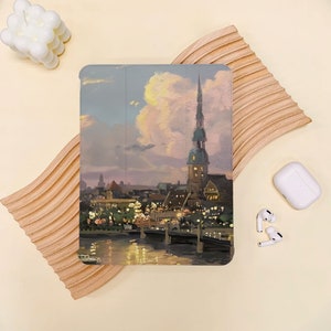 Scenery iPad Case With Pencil Holder Cover For iPad 9.7&quot; 10.2&quot; 10.9&quot; 11 inch, iPad Air3/4/5 iPad mini6/5 iPad Pro, iPad 2022 2021 2020Case
